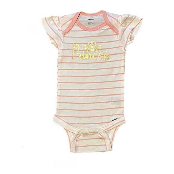 2 Pack Girls 3-6 Sleeve/Sleeveless Onesies Bundle - Picture 3 of 3